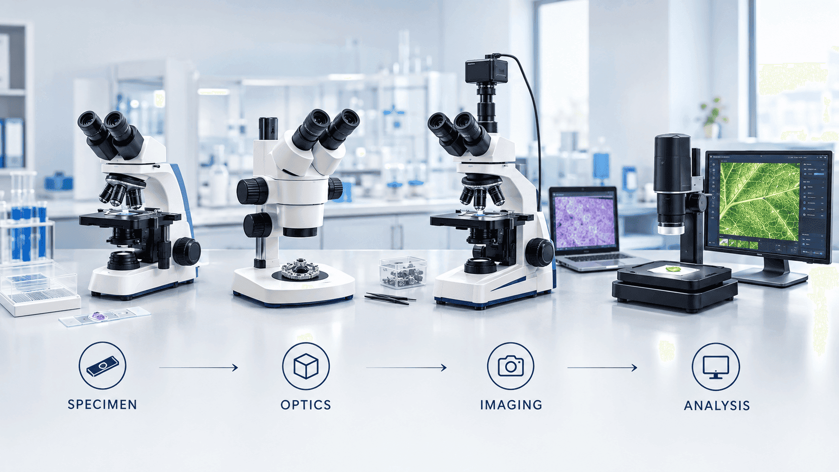 Compound, Stereo, Trinocular and Digital Microscopes: Which One Is Right for Your Application?