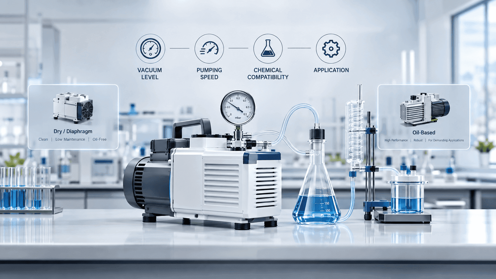 How to Choose the Right Laboratory Vacuum Pump for Your Application
