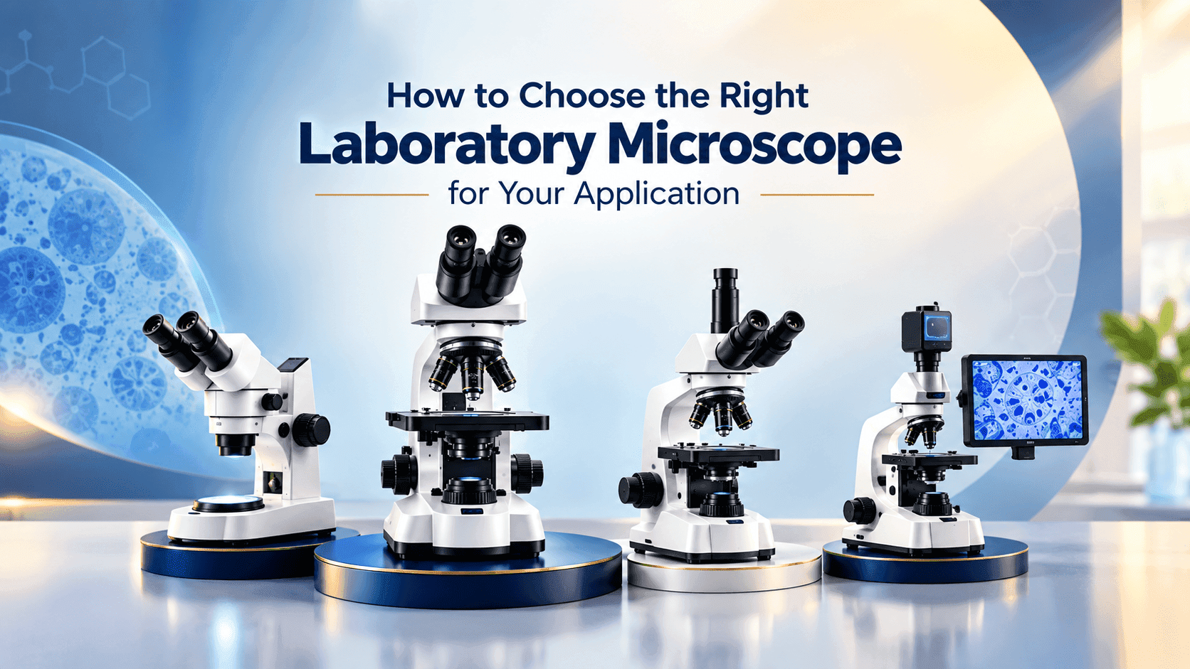 How to Choose the Right Laboratory Microscope for Your Application