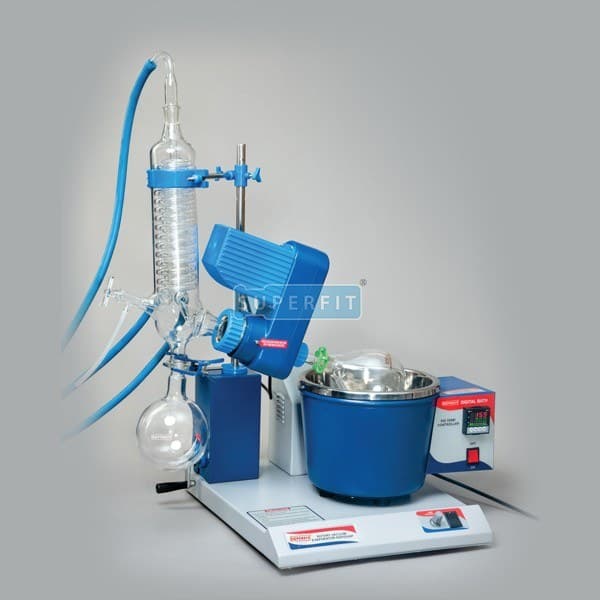 Rotary evaporator and related lab apparatus