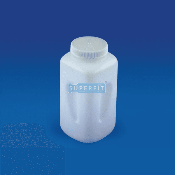 WIDE MOUTH SQUARE BOTTLE